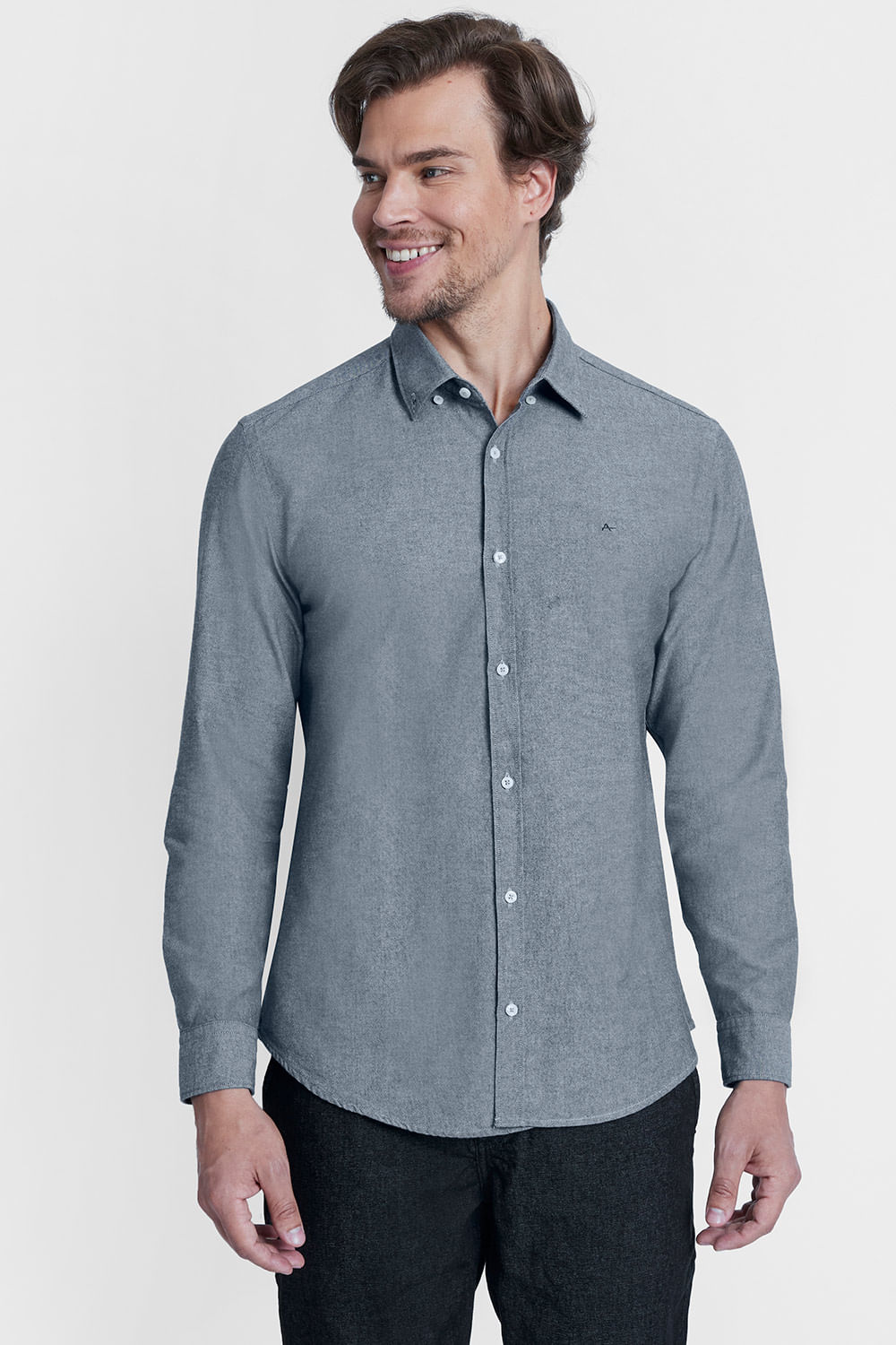 Camisa Manga Longa Slim Xadrez Tech Flex - Aramis