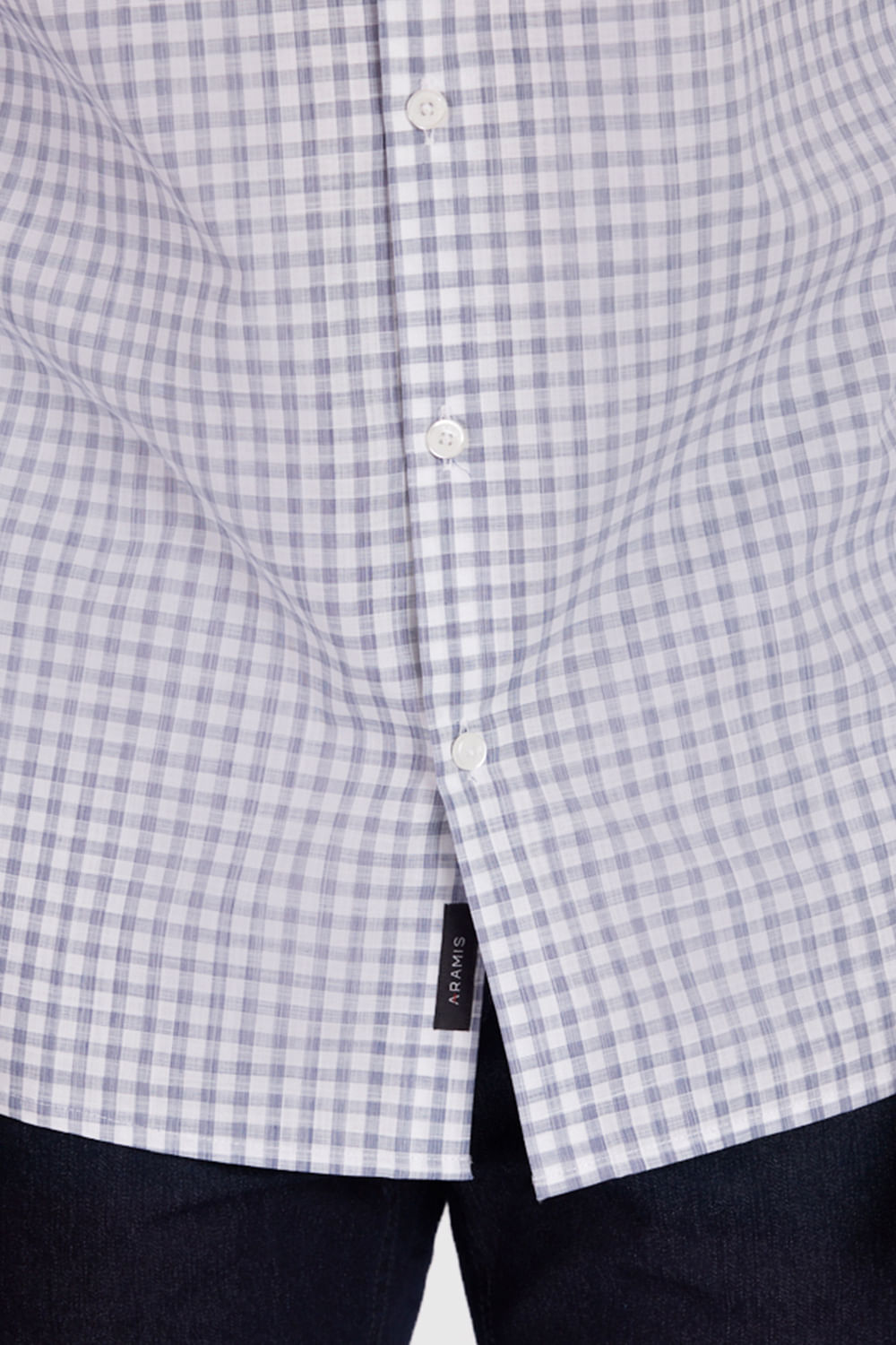 Camisa Regular Sarja Fio 60 Xadrez - Aramis