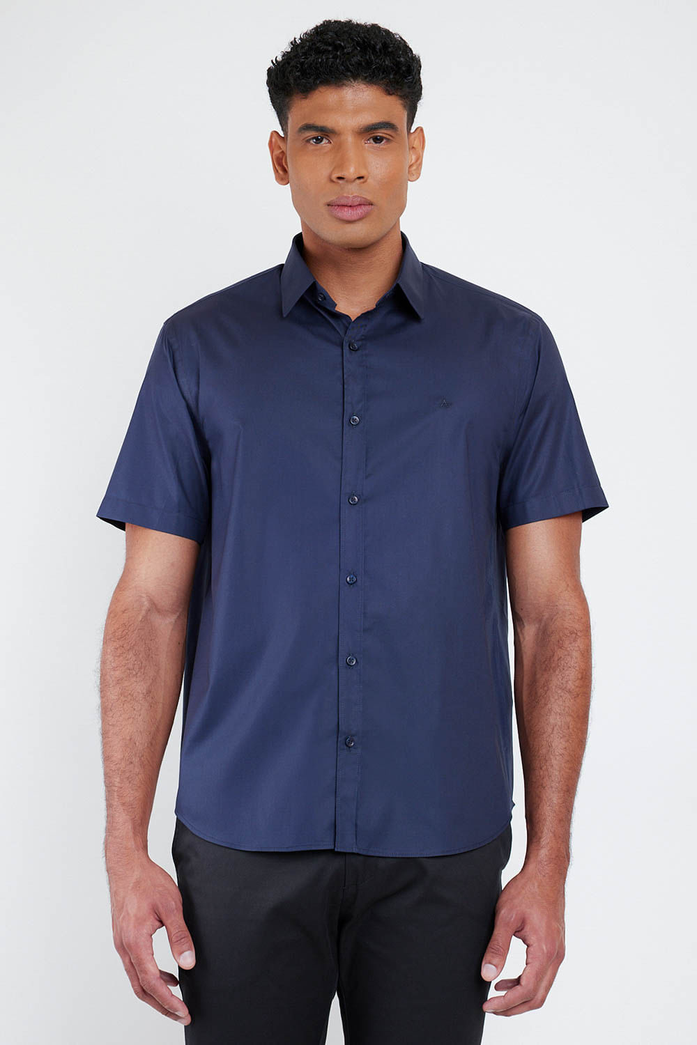 Camisa Regular Sarja Fio 60 Xadrez - Aramis