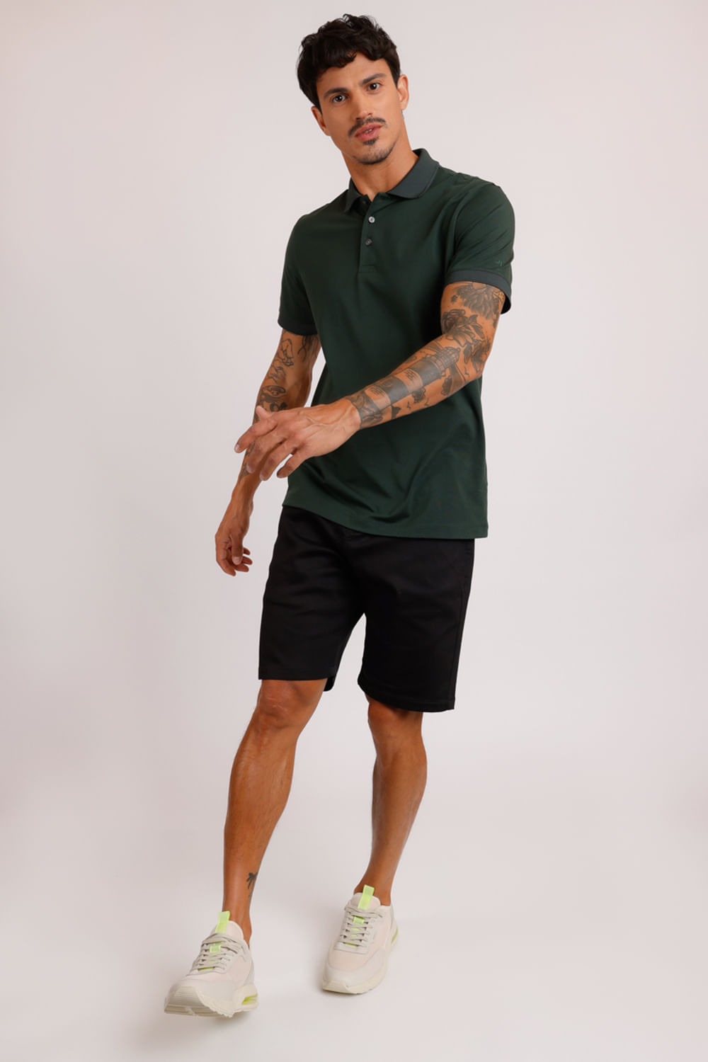 Secagem rápida Esportes Camisa de manga curta POLO DRY-EX Uniqlo
