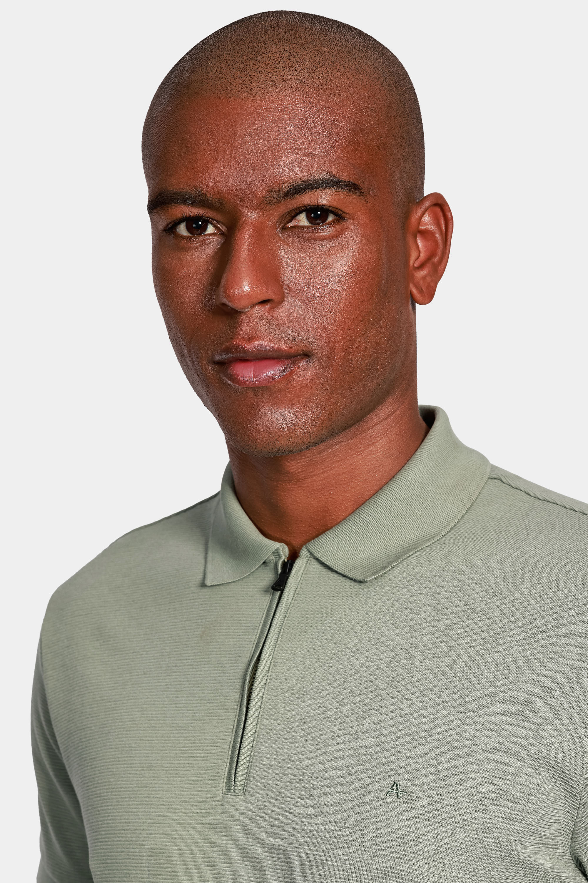 Polo Shirt Ottoman Verde Eucalipto
