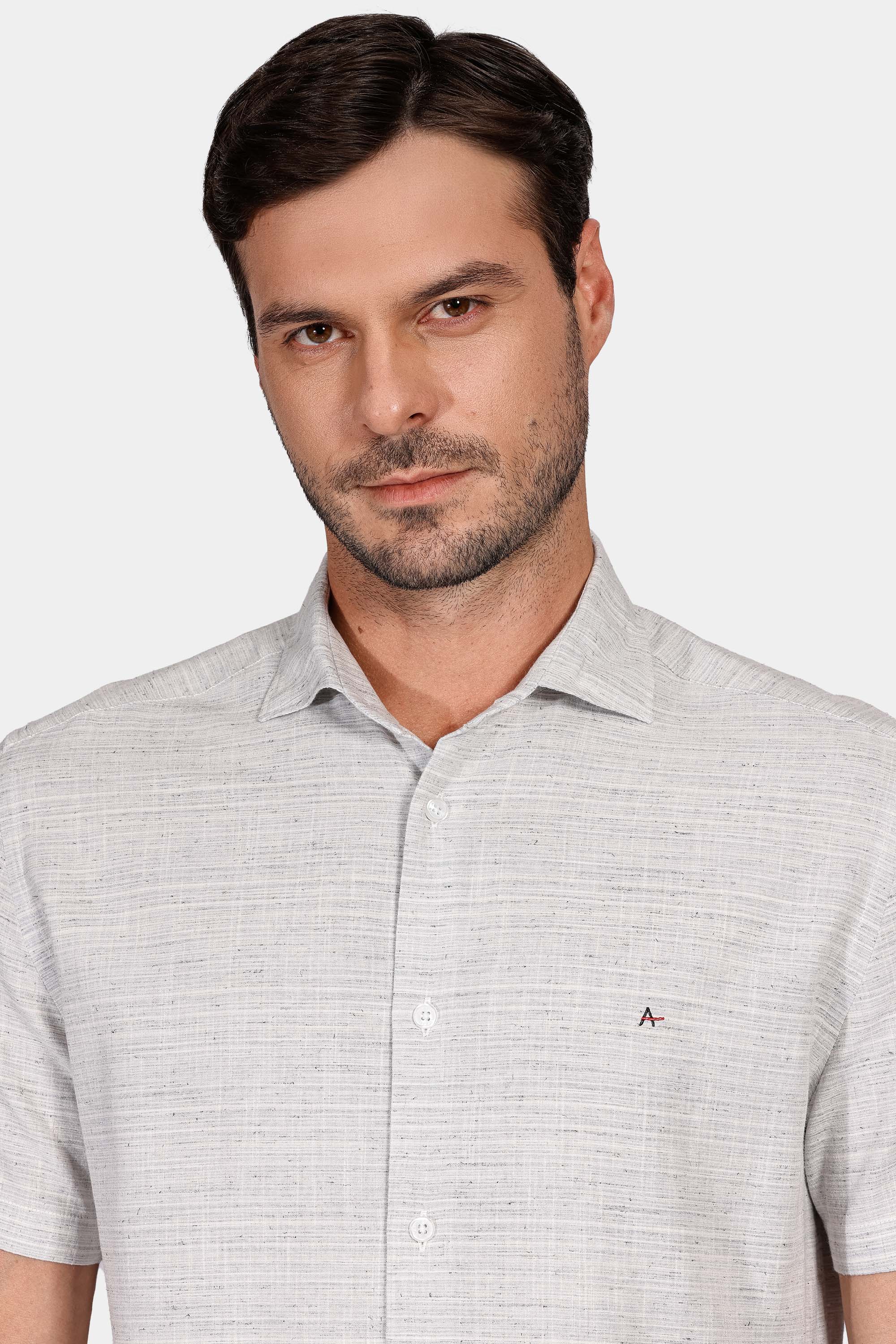 Camisa Slim Viscolino Colors Azul