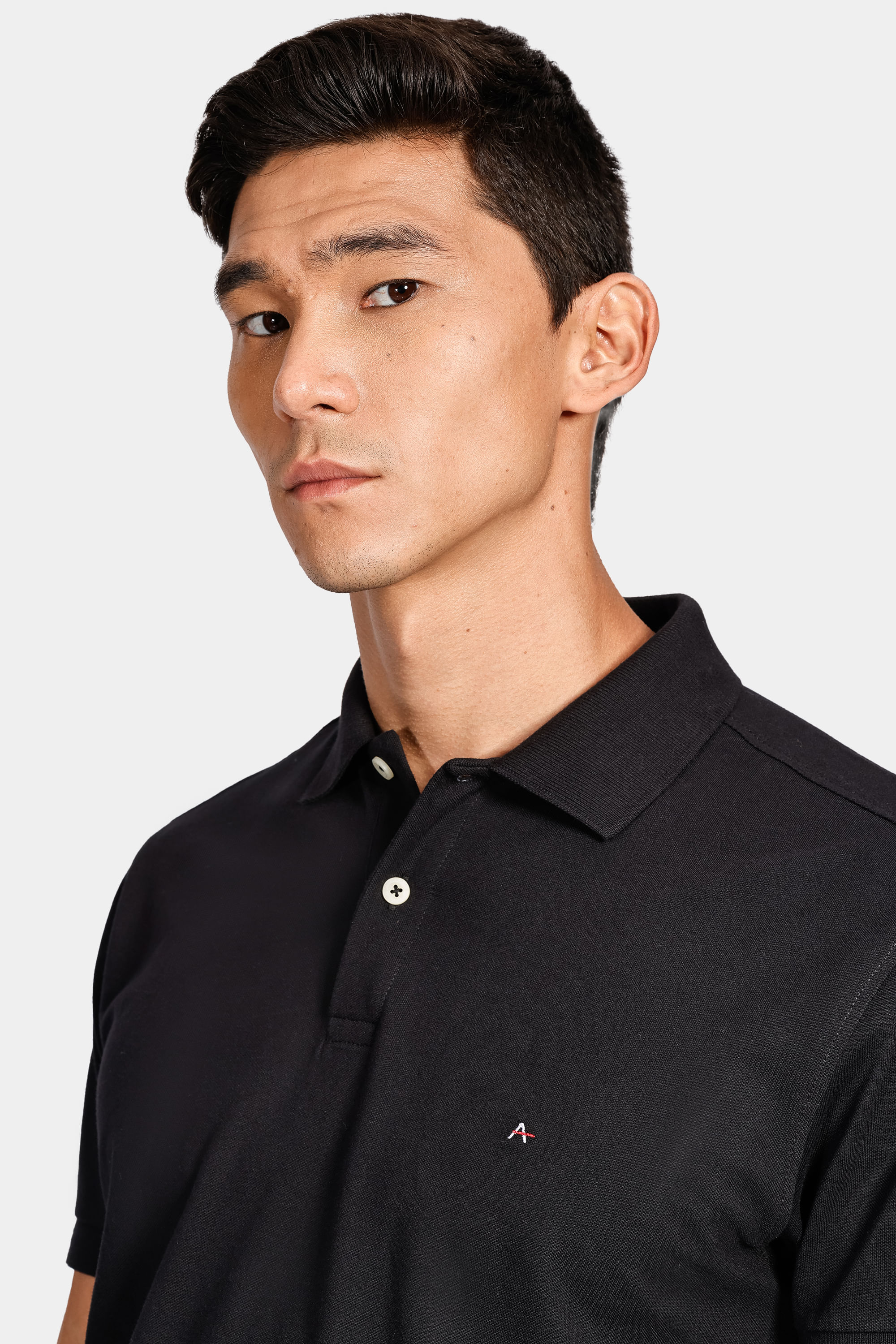 Polo Básica Piquet Preto