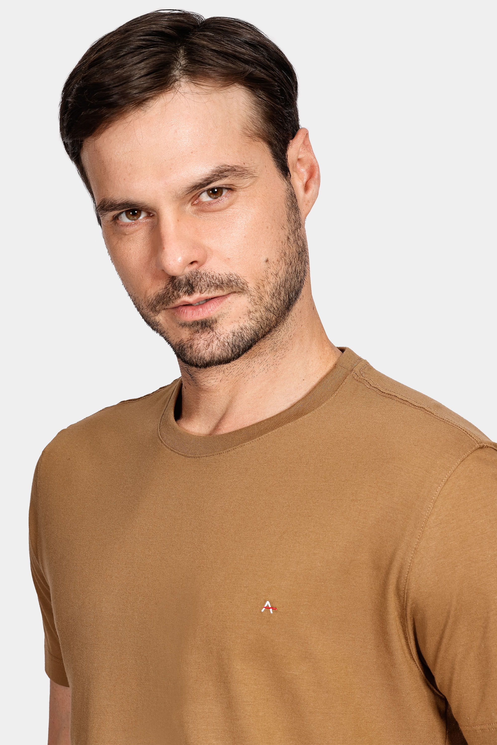 Camiseta Básica Cáqui Mascavo