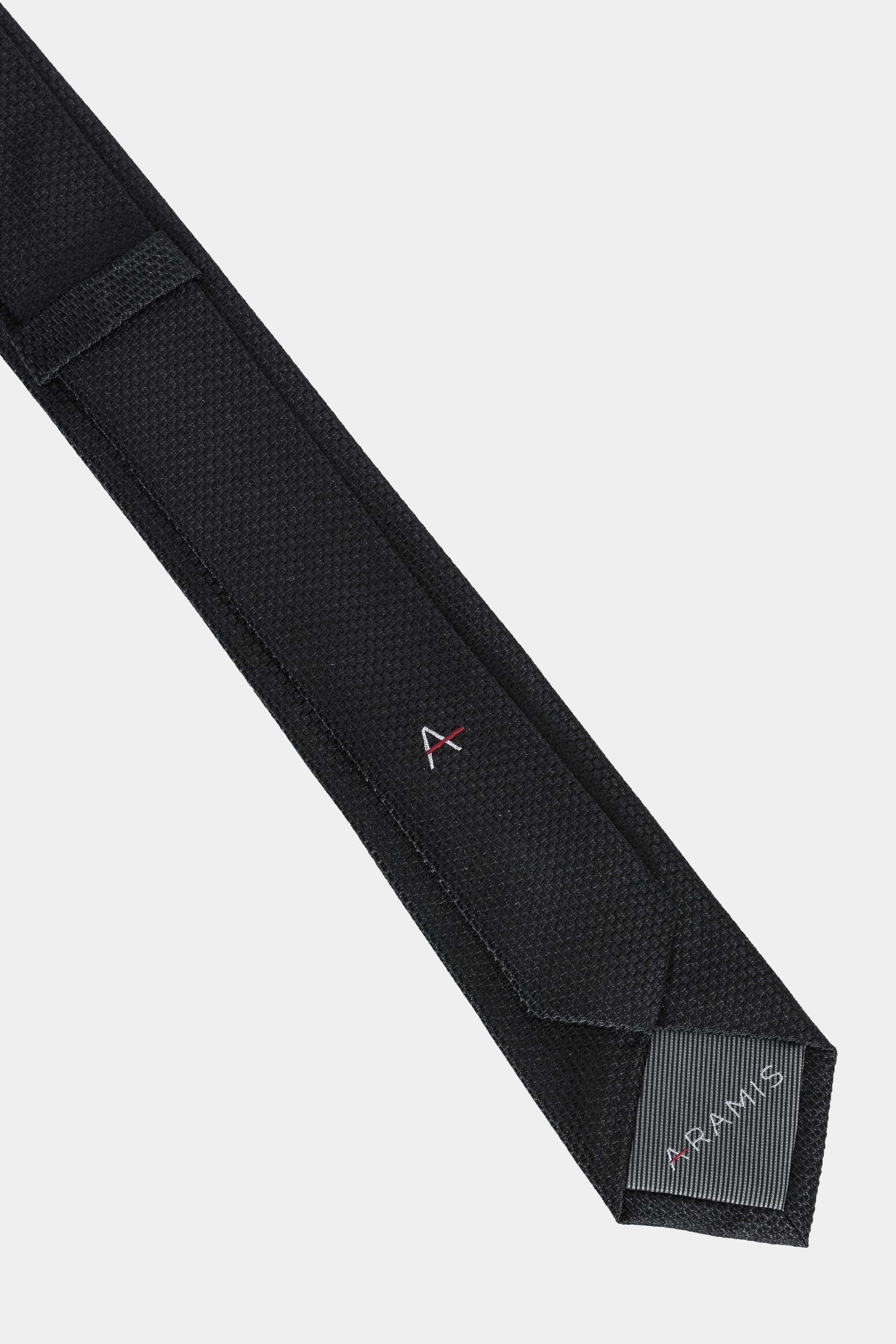 Gravata Jacquard Seda Waves Preta