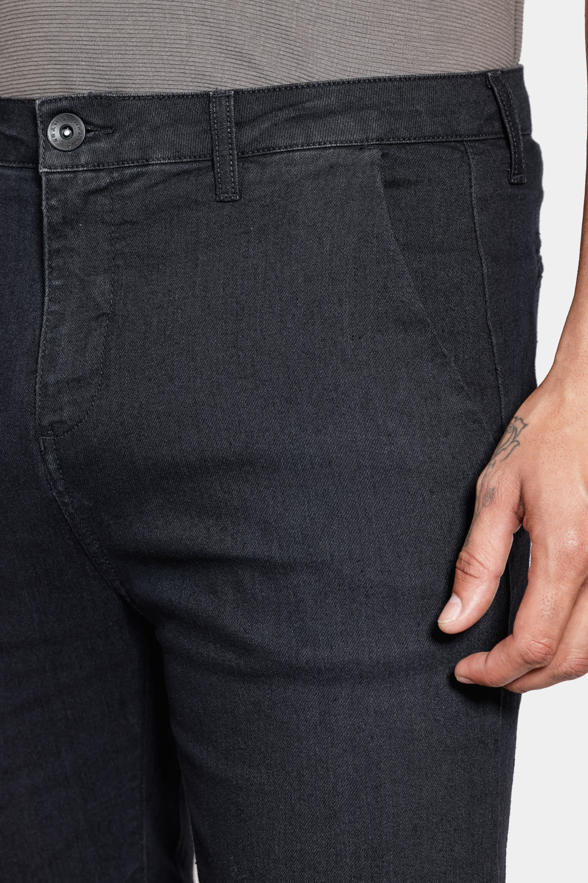 Calça Chino Jeans Regular Preto