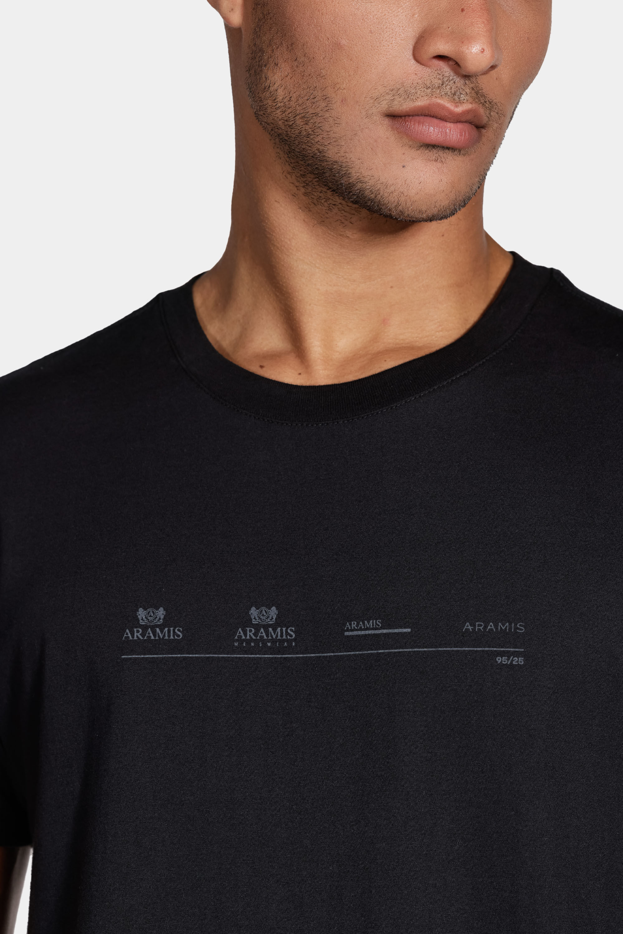 Camiseta Manga Curta Time Line Preto