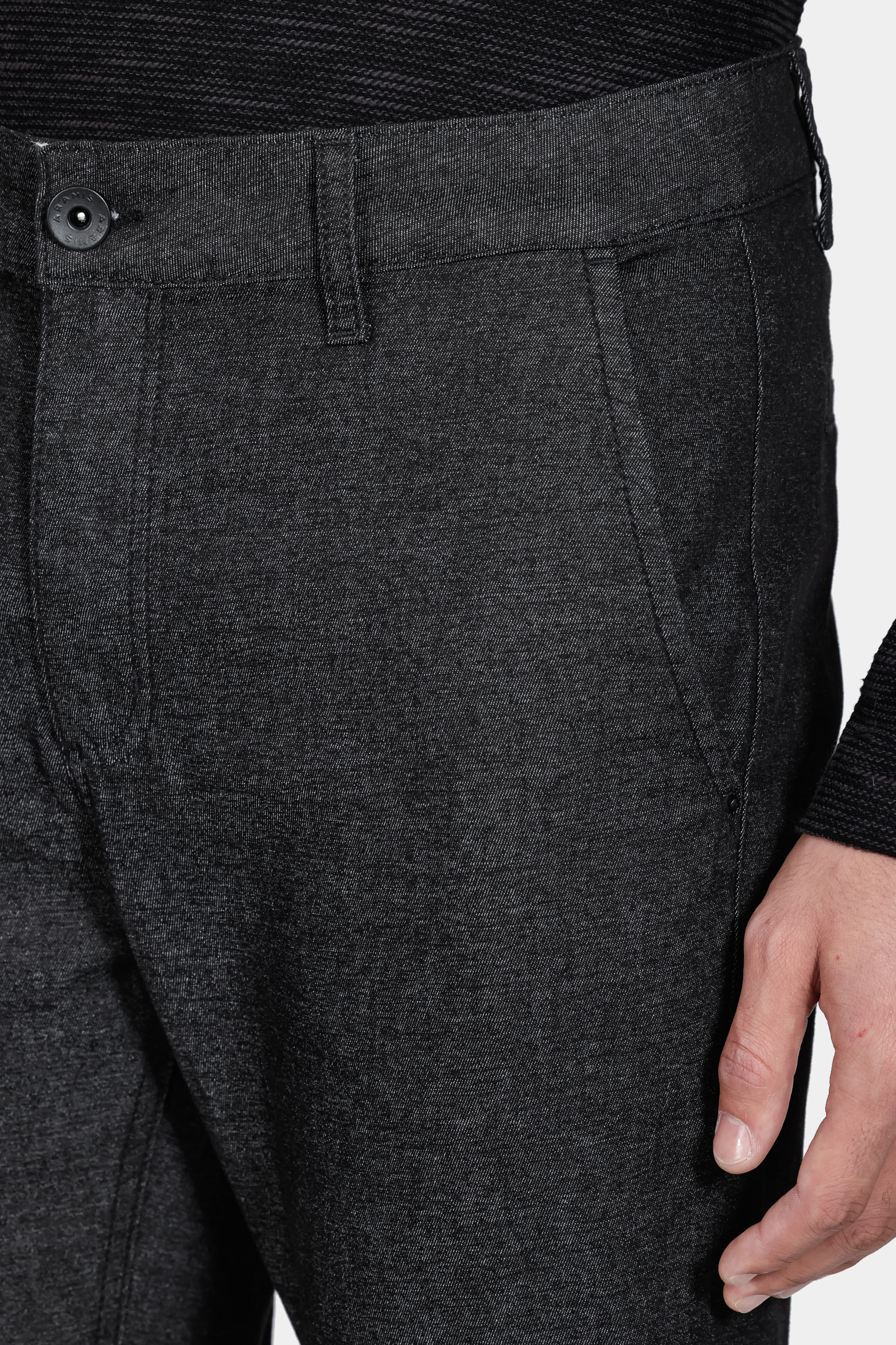 Calça Chino Bolso Faca Moline Preto