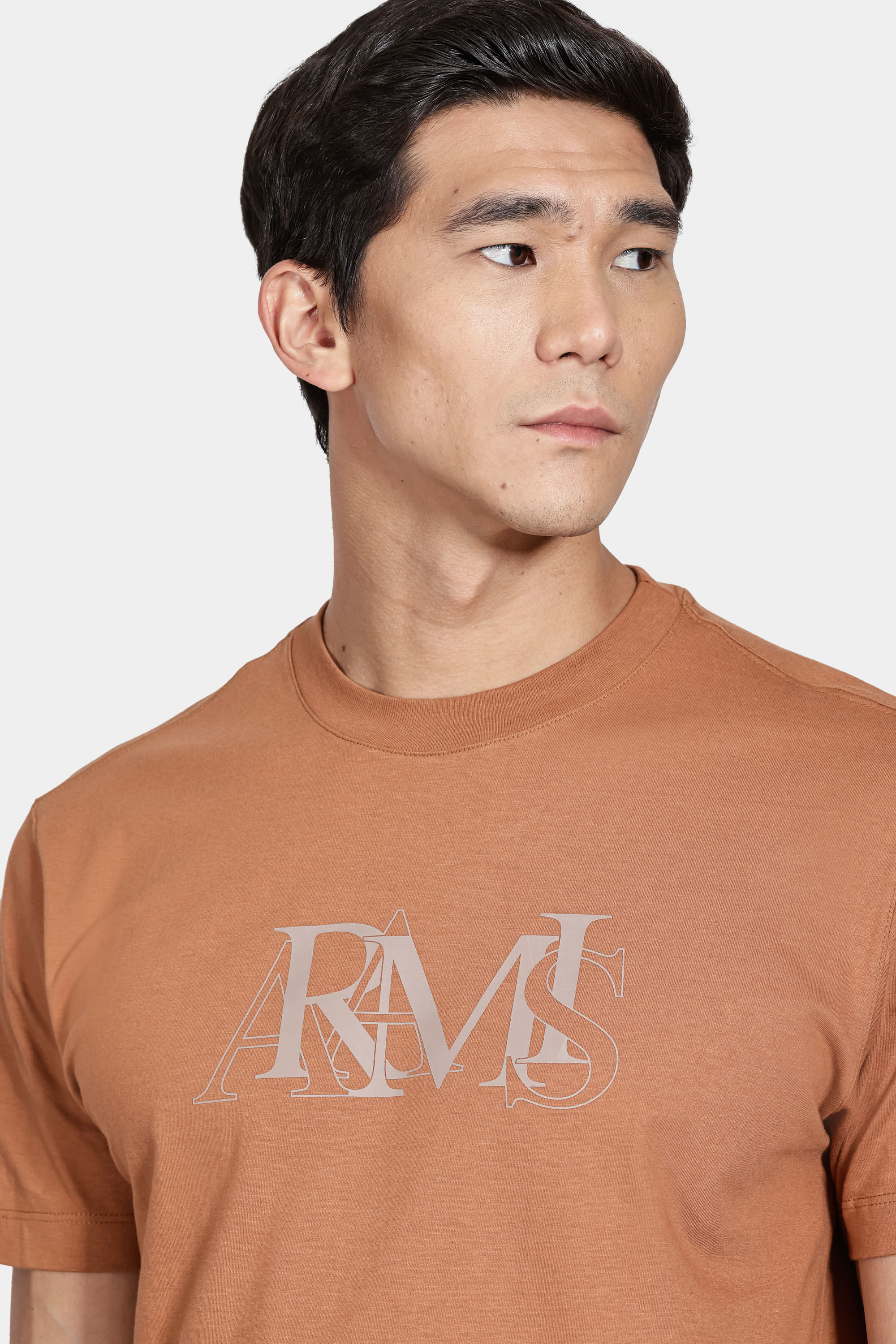 Camiseta Manga Curta Estampa Fusion Caramelo