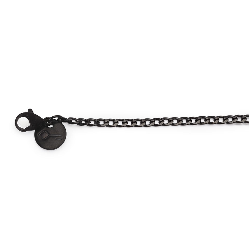 Corrente Garfia de Aço Preta 3mm
