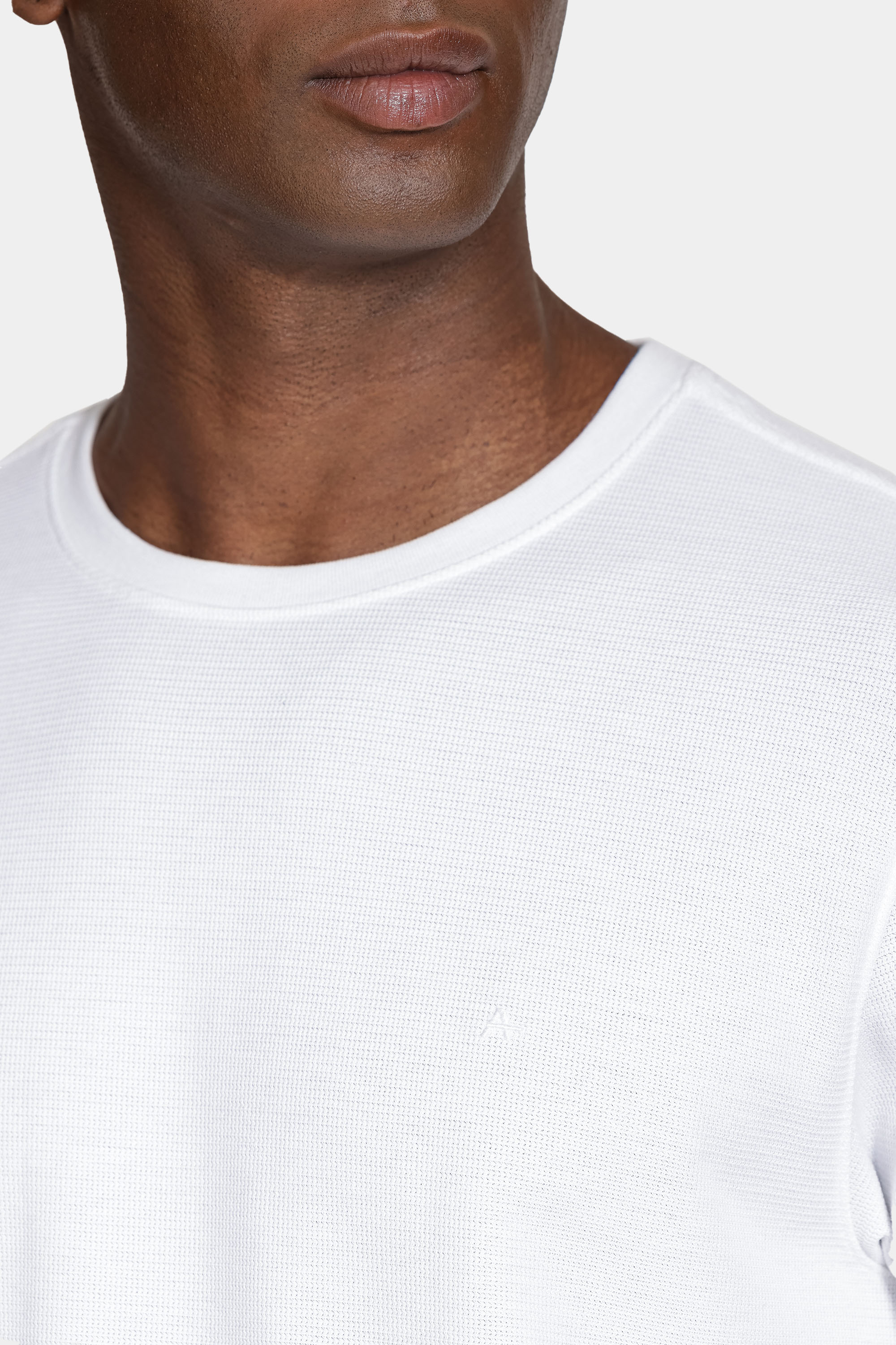Camiseta Texture Interlock Branca