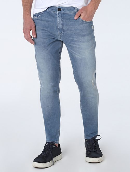 Calça Jeans Skinny Delave Azul