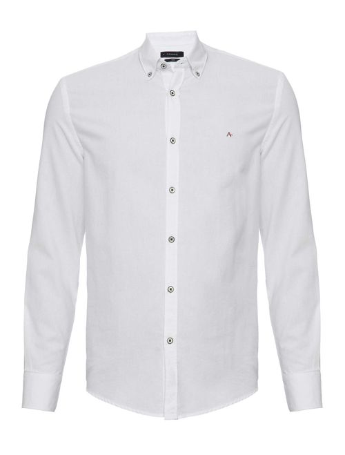 Camisa Jeanswear Slim Oxford Branco